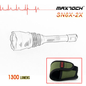 Maxtoch SN6X-2X 1300lm Hunting Cree XML2 Flashlight